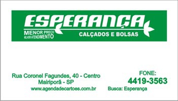 Estabelecimento - Esperança Calçados e Bolsas